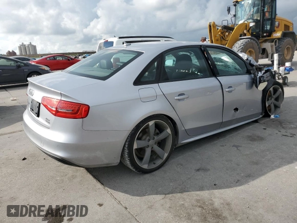 2015 Audi A4 Premium Plus with VIN WAUHFAFL5FN040401, listed as a Copart auction lot 62241544 with 0 mi miles and Salvage Title. Bid and sale history available at carsss.com. Image 3.