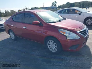 2019 Nissan Versa Sedan SV with VIN 3N1CN7AP1KL805761, listed as a IAAI auction lot 41343460 with 80,047 mi miles. Bid and sale history available at carsss.com. Image 1.