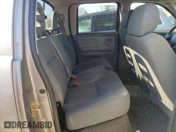 2005 Dodge Dakota SLT with VIN 1D7HE48K75S136211, listed as a Copart auction lot 78464004 with 229,707 mi miles and Salvage Title. Bid and sale history available at DreamBid. Image 10.