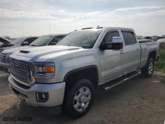 2019 GMC Sierra 3500HD Denali with VIN 1GT42WEY0KF252294, listed as a Copart auction lot 76052204 with 61,881 mi miles and Non Repairable. Bid and sale history available at carsss.com. Image 1.