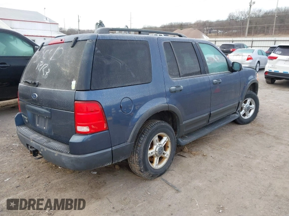 2003 Ford Explorer XLT с VIN 1FMZU63K53ZA88146, выставлен на аукционе IAAI как лот 41339470 с пробегом 181 644 миль миль и . История ставок и продаж доступна на DreamBid. Изображение 4.