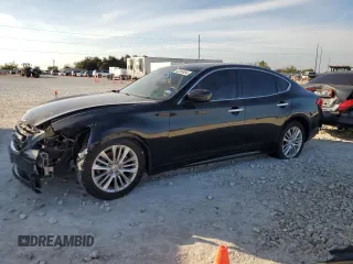 2012 Infiniti M37 with VIN JN1BY1APXCM334457, listed as a Copart auction lot 82356954 with Not Provided miles and Salvage Title. Bid and sale history available at carsss.com. Image 1.