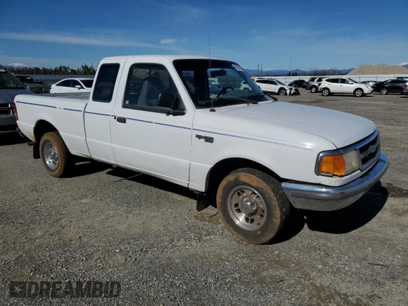 1997 Ford Ranger XLT with VIN 1FTCR14X9VPA46098, listed as a Copart auction lot 45974715 with 115,151 mi miles and Salvage title. Bid and sale history available at DreamBid. Image 4.