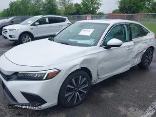 2022 Honda Civic EX with VIN JHMFE1F75NX009666, listed as a IAAI auction lot 42274513 with 25,290 mi miles and . Bid and sale history available at DreamBid. Image 6.