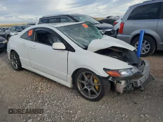 2008 Honda Civic Cpe Si with VIN 2HGFG21548H701015, listed as a Copart auction lot 70387984 with 0 mi miles and Salvage Title. Bid and sale history available at carsss.com. Image 4.