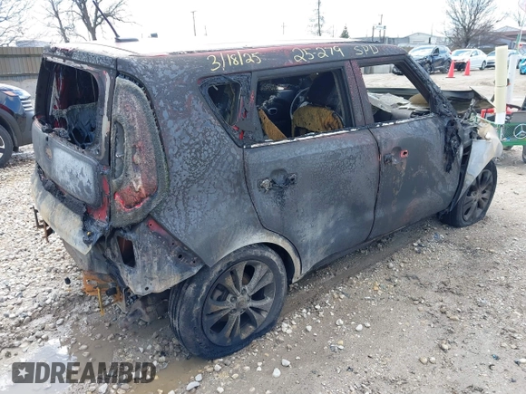 2016 Kia Soul + with VIN KNDJP3A50G7843208, listed as a IAAI auction lot 41852954 with 1 mi miles. Bid and sale history available at carsss.com. Image 4.