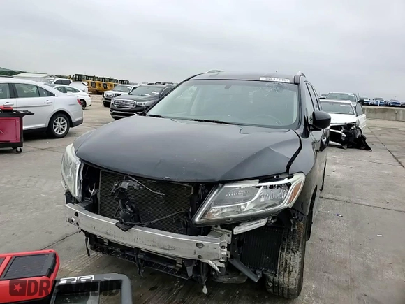2015 Nissan Pathfinder SV with VIN 5N1AR2MM2FC686905, listed as a Copart auction lot 55437315 with 150,656 mi miles and Salvage title. Bid and sale history available at DreamBid. Image 15.