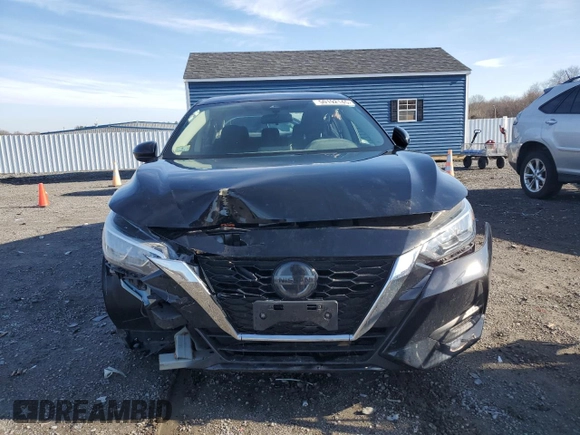 2021 Nissan Sentra S with VIN 3N1AB8BV7MY323093, listed as a Copart auction lot 50192145 with 41,119 mi miles and Salvage Title. Bid and sale history available at DreamBid. Image 5.