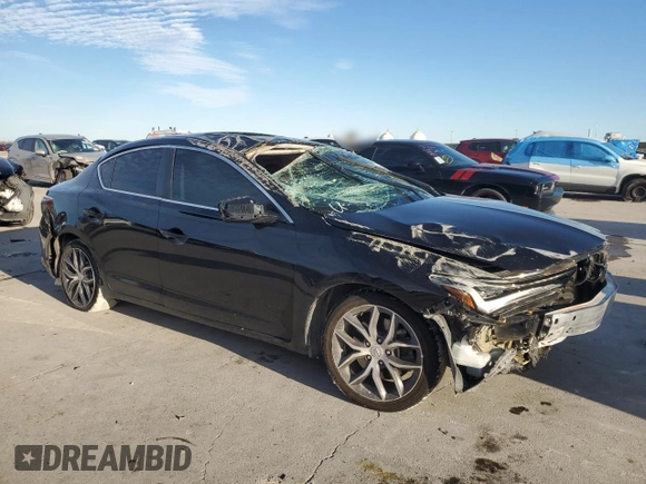 2022 Acura ILX Premium with VIN 19UDE2F7XNA005387, listed as a Copart auction lot 89003205 with Not Provided miles and Salvage Title. Bid and sale history available at DreamBid. Image 4.
