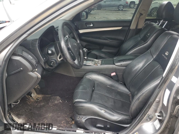 2012 Infiniti G37 x with VIN JN1CV6AR4CM676689, listed as a Copart auction lot 47630275 with Not Provided miles and Salvage Title. Bid and sale history available at DreamBid. Image 7.