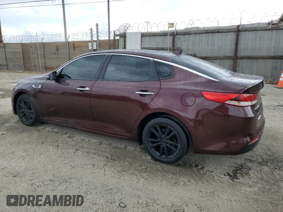 2016 Kia Optima LX with VIN 5XXGT4L3XGG104961, listed as a Copart auction lot 54700085 with 89,775 mi miles and Salvage Title. Bid and sale history available at DreamBid. Image 2.