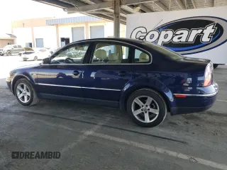2004 Volkswagen Passat GLX z VIN WVWRH63B94P150234, wystawiony jako Copart lot #54092825 z przebiegiem 89 149 mil mil oraz Czysty tytuł • Clean title. Historia ofert i sprzedaży dostępna na DreamBid. Obrazek 2.