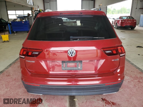2019 Volkswagen Tiguan S with VIN 3VV0B7AX7KM135573, listed as a Copart auction lot 60122025 with 32,089 mi miles and Salvage title. Bid and sale history available at DreamBid. Image 6.