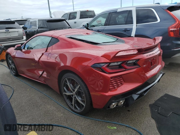 2021 Chevrolet Corvette 3LT with VIN 1G1YC2D43M5124610, listed as a Copart auction lot 73884544 with 0 mi miles and Salvage Title. Bid and sale history available at carsss.com. Image 2.