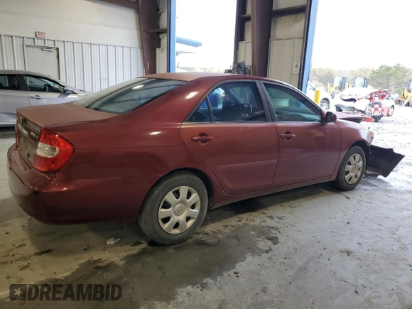 2004 Toyota Camry LE with VIN 4T1BE32K34U302354, listed as a Copart auction lot 50139965 with 201,000 mi miles and Salvage Title. Bid and sale history available at carsss.com. Image 3.