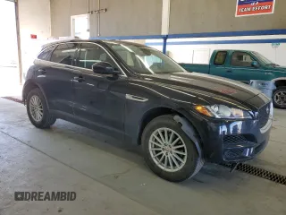 2019 Jaguar F-Pace 25t with VIN SADCS2FX3KA390570, listed as a Copart auction lot 51058754 with 68,323 mi miles and Salvage title. Bid and sale history available at DreamBid. Image 4.