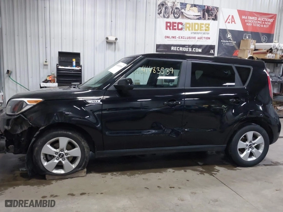 2017 Kia Soul with VIN KNDJN2A2XH7411717, listed as a IAAI auction lot 41483539 with 40,477 mi miles. Bid and sale history available at carsss.com. Image 14.