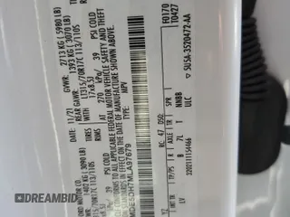 2021 Ford Bronco с VIN 1FMDE5DH7MLA97679, выставлен на аукционе Copart как лот 59857284 с пробегом 33 155 миль миль и Списание • Salvage title. История ставок и продаж доступна на DreamBid. Изображение 13.