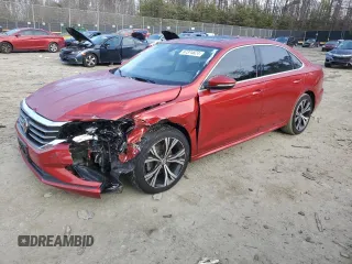 2020 Volkswagen Passat 2.0T SEL with VIN 1VWCA7A37LC017860, listed as a Copart auction lot 87374624 with 97,105 mi miles and Salvage Title. Bid and sale history available at carsss.com. Image 1.