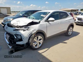 2025 Buick Encore GX Preferred с VIN KL4AMBSLXSB159072, выставлен на аукционе Copart как лот 62925235 с пробегом 3 712 миль миль и Списание • Salvage title. История ставок и продаж доступна на DreamBid. Изображение 1.