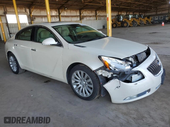 2013 Buick Regal Turbo Premium 1 with VIN 2G4GS5EVXD9152675, listed as a Copart auction lot 72451264 with 81,506 mi miles and Salvage Title. Bid and sale history available at carsss.com. Image 4.