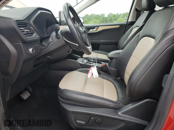 2022 Ford Escape Titanium with VIN 1FMCU9J96NUA09820, listed as a Copart auction lot 62679405 with 37,911 mi miles and Salvage title. Bid and sale history available at DreamBid. Image 7.