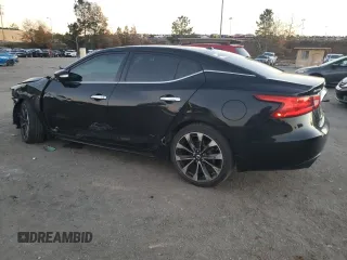 2016 Nissan Maxima SV with VIN 1N4AA6AP7GC413032, listed as a Copart auction lot 84396534 with 91,495 mi miles and Salvage title. Bid and sale history available at DreamBid. Image 2.