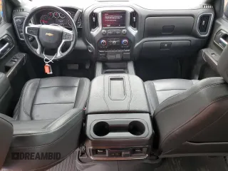 2021 Chevrolet Silverado 1500 LTZ with VIN 1GCUYGEDXMZ424317, listed as a Copart auction lot 53857505 with 102,653 mi miles and Salvage Title. Bid and sale history available at DreamBid. Image 8.