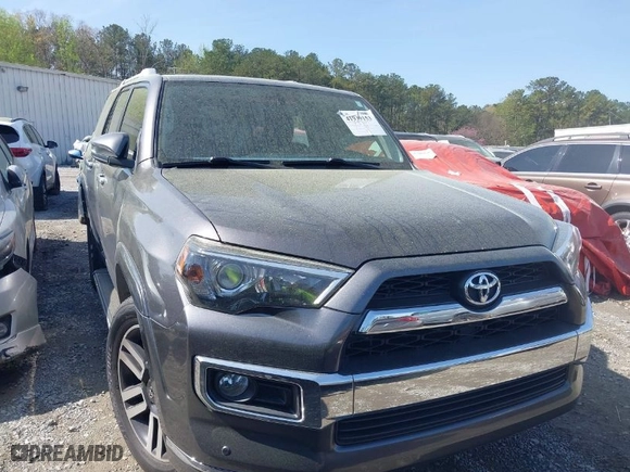 2017 Toyota 4Runner SR5 with VIN JTEZU5JR2H5154502, listed as a IAAI auction lot 41919153 with 127,269 mi miles. Bid and sale history available at carsss.com. Image 1.
