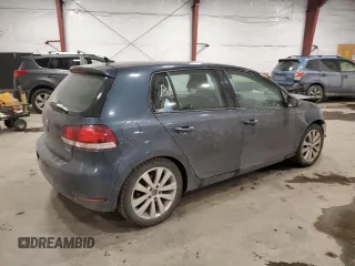 2012 Volkswagen Golf TDI with VIN WVWNM7AJ3CW337760, listed as a Copart auction lot 82486914 with 102,875 mi miles and Salvage title. Bid and sale history available at DreamBid. Image 3.
