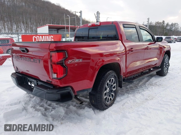 2024 Chevrolet Colorado 4WD Z71 with VIN 1GCPTDEK4R1127526, listed as a IAAI auction lot 41354627 with 8,127 mi miles. Bid and sale history available at carsss.com. Image 4.