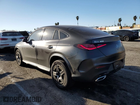 2024 Mercedes-Benz GLC with VIN W1NKJ4HB8RF118478, listed as a Copart auction lot 46283235 with 13,589 mi miles and Salvage Title. Bid and sale history available at carsss.com. Image 2.