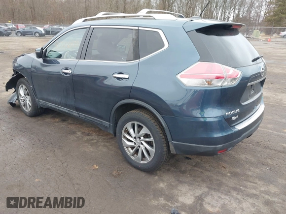 2014 Nissan Rogue S with VIN 5N1AT2MV1EC795008, listed as a IAAI auction lot 41723073 with 93,662 mi miles. Bid and sale history available at carsss.com. Image 3.