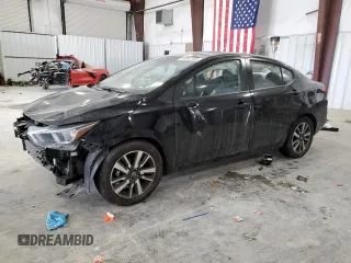 2021 Nissan Versa SV with VIN 3N1CN8EVXML890682, listed as a Copart auction lot 89253195 with 74,265 mi miles and Salvage Title. Bid and sale history available at carsss.com. Image 1.
