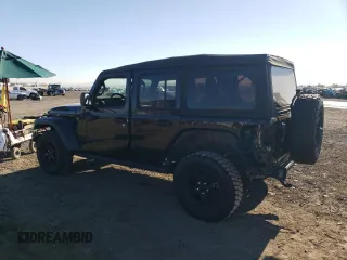 2022 Jeep Wrangler Unlimited Willys with VIN 1C4HJXDN5NW195192, listed as a Copart auction lot 80889294 with 50,847 mi miles and Salvage title. Bid and sale history available at DreamBid. Image 2.