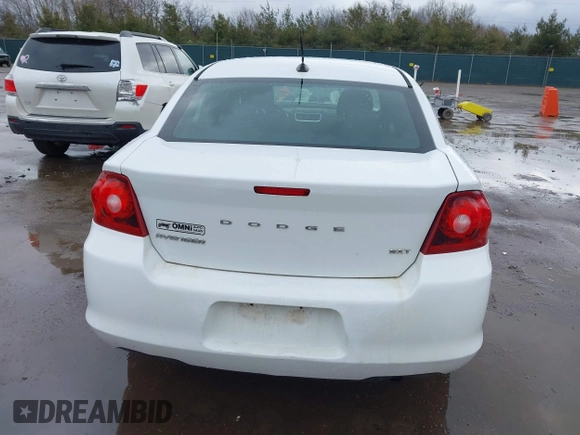 2012 Dodge Avenger SXT with VIN 1C3CDZCB2CN195226, listed as a IAAI auction lot 41721856 with 257,932 mi miles and . Bid and sale history available at DreamBid. Image 17.