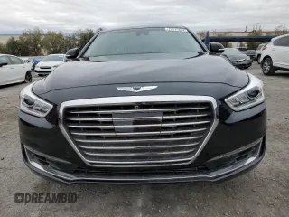2017 Genesis G90 3.3T Premium with VIN KMHG34JA7HU030598, listed as a Copart auction lot 79275584 with 64,039 mi miles and Salvage Title. Bid and sale history available at carsss.com. Image 5.