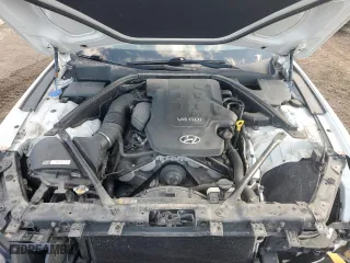 2015 Hyundai Genesis 3.8L with VIN KMHGN4JE1FU072582, listed as a Copart auction lot 50594575 with 170,466 mi miles and Salvage Title. Bid and sale history available at carsss.com. Image 11.