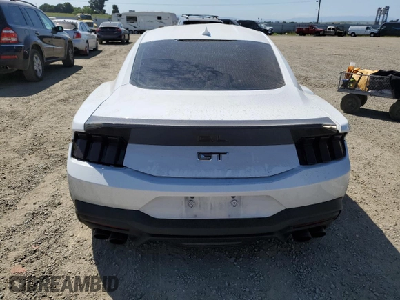 2024 Ford Mustang GT with VIN 1FA6P8CF6R5416922, listed as a Copart auction lot 53400315 with 8,152 mi miles and Salvage title. Bid and sale history available at DreamBid. Image 6.