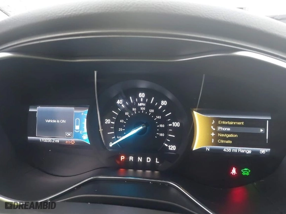 2015 Ford Fusion Energi Titanium with VIN 3FA6P0SU2FR173958, listed as a IAAI auction lot 41504220 with 170,235 mi miles. Bid and sale history available at carsss.com. Image 7.