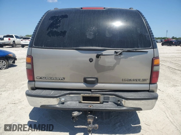 2002 Chevrolet Suburban LS with VIN 1GNFK16Z72J122522, listed as a Copart auction lot 53709885 with 347,426 mi miles and Salvage Title. Bid and sale history available at carsss.com. Image 6.