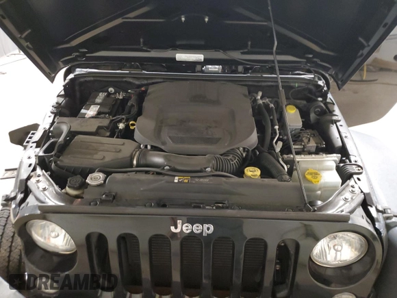 2018 Jeep Wrangler JK Unlimited Sport S with VIN 1C4HJWDG6JL821579, listed as a Copart auction lot 87313354 with 29,691 mi miles and Salvage Title. Bid and sale history available at carsss.com. Image 11.
