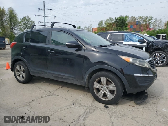 2013 Kia Sportage LX with VIN KNDPB3A25D7448371, listed as a Copart auction lot 53491005 with 187,407 mi miles and Clean title. Bid and sale history available at DreamBid. Image 4.