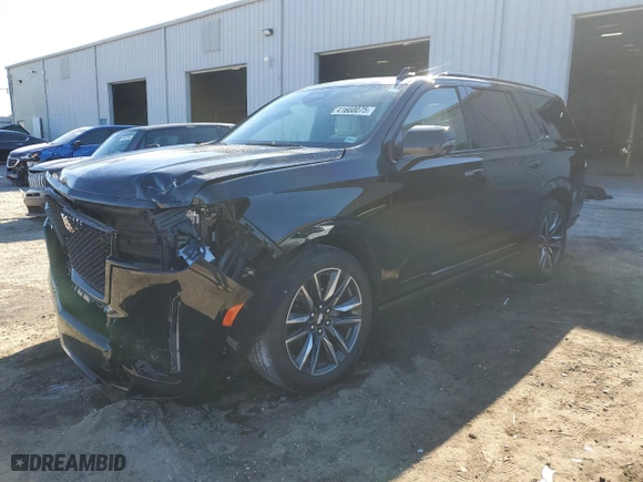 2021 Cadillac Escalade Sport with VIN 1GYS4FKL5MR315850, listed as a Copart auction lot 41660075 with 35,042 mi miles and Salvage Title. Bid and sale history available at carsss.com. Image 1.