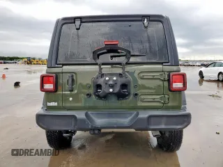 2021 Jeep Wrangler Unlimited Sport S with VIN 1C4HJXDG7MW708491, listed as a Copart auction lot 54859865 with 8,319 mi miles and Clean Title. Bid and sale history available at carsss.com. Image 6.