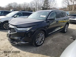 2023 Acura MDX w/Advance Package with VIN 5J8YE1H84PL018077, listed as a Copart auction lot 47526825 with 46,534 mi miles and Salvage Title. Bid and sale history available at carsss.com. Image 1.