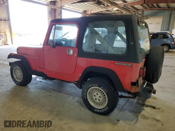 1989 Jeep Wrangler "S" with VIN 2J4FY19E5KJ102743, listed as a Copart auction lot 79997624 with 90,976 mi miles and Clean Title. Bid and sale history available at carsss.com. Image 2.