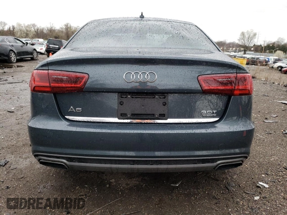 2016 Audi A6 3.0T Premium Plus with VIN WAUFGAFC5GN017920, listed as a Copart auction lot 45958543 with 36,223 mi miles. Bid and sale history available at carsss.com. Image 6.