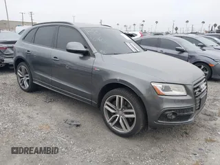 2016 Audi SQ5 Premium Plus z VIN WA1CCAFP1GA007388, wystawiony jako IAAI lot #42148919 z przebiegiem 83 764 mil mil oraz . Historia ofert i sprzedaży dostępna na DreamBid. Obrazek 1.