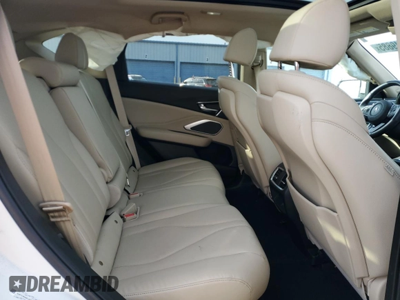 2019 Acura RDX with VIN 5J8TC1H34KL006542, listed as a Copart auction lot 87649885 with 33,956 mi miles and Salvage Title. Bid and sale history available at carsss.com. Image 10.